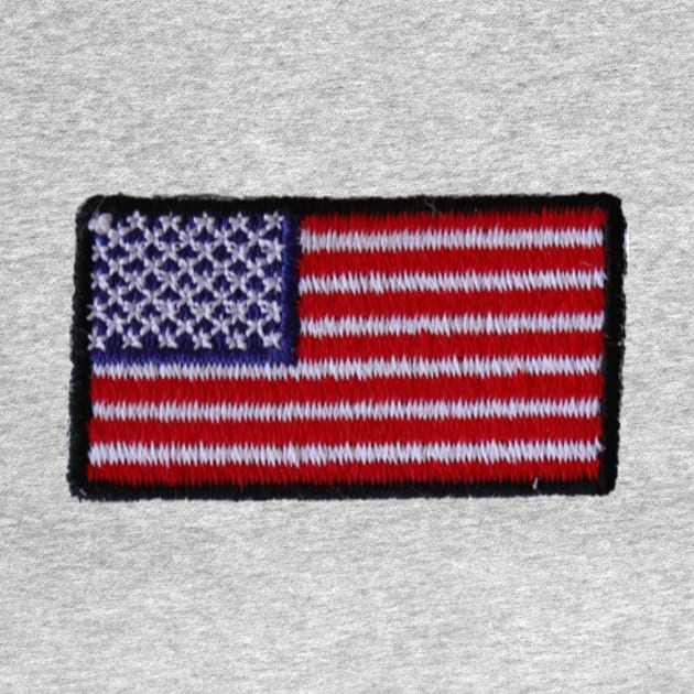 Embroidery American Flag Sticker by anacarminda